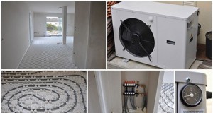 Pompe à chaleur air eau plancher chauffant