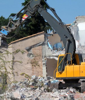 Démolition d'un batiment
