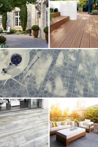 Carrelage, béton, bois : sols pour réaliser une terrasse