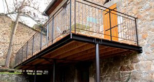 terrasse bois sur pilotis