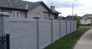 mur de cloture beton